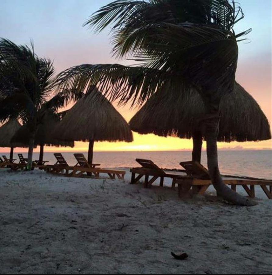 Cabanas Perla Escondida Hotel Dzilam de Bravo Kültér fotó