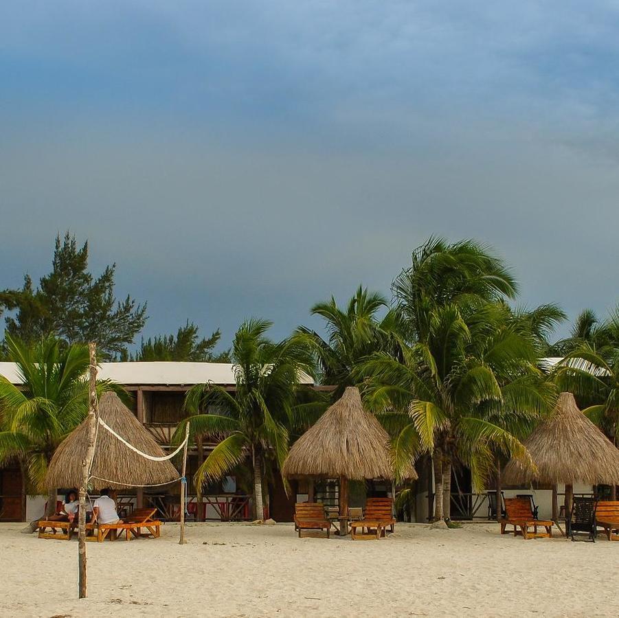 Cabanas Perla Escondida Hotel Dzilam de Bravo Kültér fotó